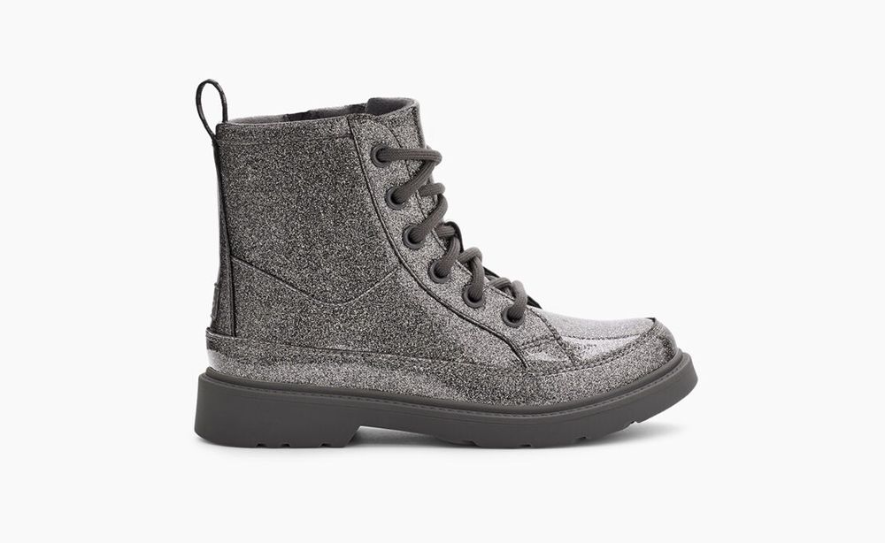 Ugg Robley Glitter - Kids Boots - Grey - NZ (6728ACGOE)